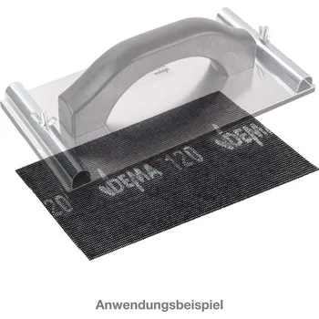 Brusná deska DEMA Brusná mřížka na sádrokarton K120, 115 x 280 mm, 10 ks