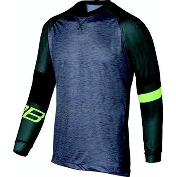 cyklistický dres BBB dres BBW-317 Switchback (šedá/zelená)