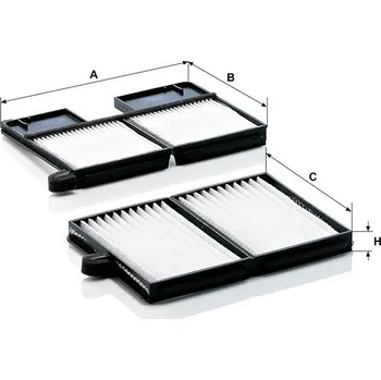 Kabinový filtr Kabinový filtr Mann-Filter CU 21 001-2