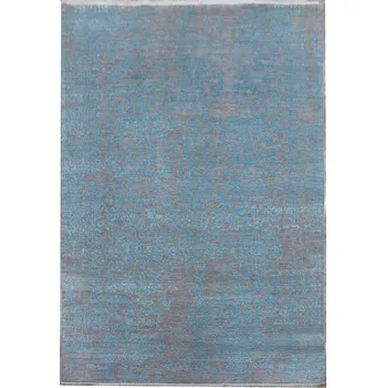 Koberec Diamond Carpets DC-JK 1 Silver/Light Blue 365 x 457 cm
