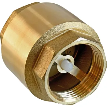 Příslušenství k čerpadlu Mosazná zpětná klapka 5/4“, s pružinou, připojení vnitřním závitem.