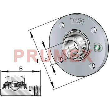 INA RME 65-214-XL ložisková jednotka