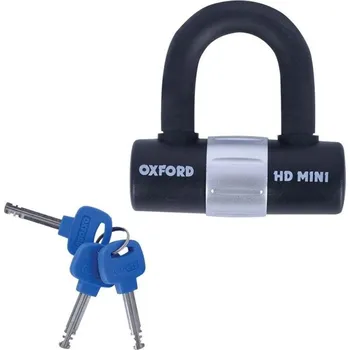 Motozámek Zámek Oxford U profil HD Mini černo-stříbrný