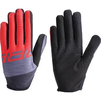 Cyklistické rukavice BBB rukavice BBW-54 LiteZone (šedá/červená)