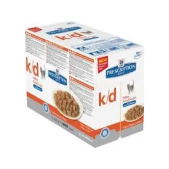Pro kočku Hill's Feline K/D kapsička Salmon 12 x 85g