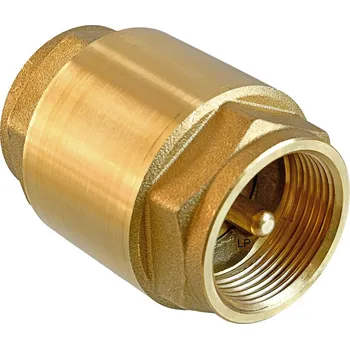 Příslušenství k čerpadlu Celomosazná zpětná klapka 5/4“, s pružinou, připojení vnitřním závitem.