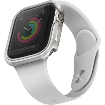 Příslušenství k chytrým hodinkám Uniq Valencia pro Apple Watch 44 mm Blush Titanium ochranné pouzdro