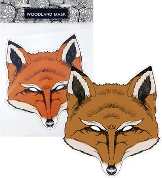 Karnevalová maska Rappa Papírová liška