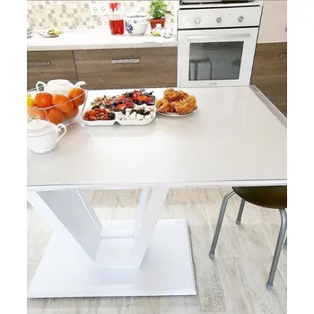 ubrus Mekke sklo Ubrus na stůl z měkkého skla 92x132 cm Ubrus: Folie s texturovaným povrchem