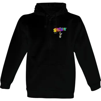 Pánská mikina Mikina na zip unisex s potiskem konzerva černá mikina na zip pánské