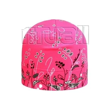 Čepice Rituall čepice letní vel. S, růžová s kvítky