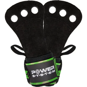 Mozolníky Cross Fit Grips POWER SYSTEM vel. L černo-zelené
