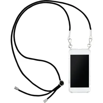 Pouzdro na mobilní telefon Hama Cross-body Cover with Hanging Cord pro iPhone 7 Plus/8 Plus transparentní
