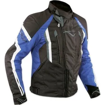 Moto bunda T53 modrá textilní moto bunda A-pro - S