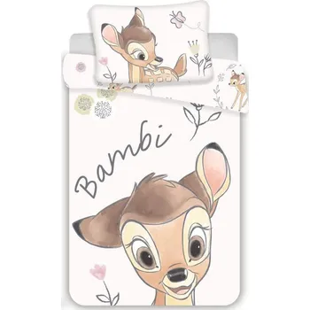 Povlečení Jerry Fabrics Bambi 100 x 135, 40 x 60 cm zipový uzávěr