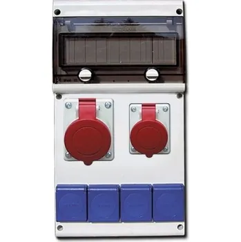 Rozvaděč 632.31WW-012F2 632.31WW-012F2 - zásuvková rozvodnice jištěná s chráničem SCAME