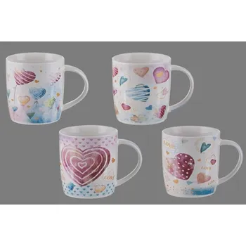 Hrnek se srdíčky - 320 ml (Romantický hrnek)