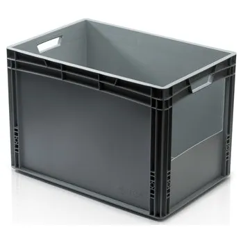 Zahradní úložný box Euro přepravka s vkladovým oknem 42 x 60 x 40 cm