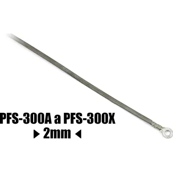 Příslušenství ke svářečce Náhradní odporový tavný drát k pákové svářečce PFS-300A a PFS-300X šířka 2 mm délka 345mm