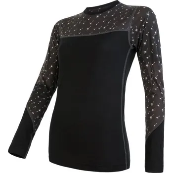 Sensor Merino Impress Black/Pattern