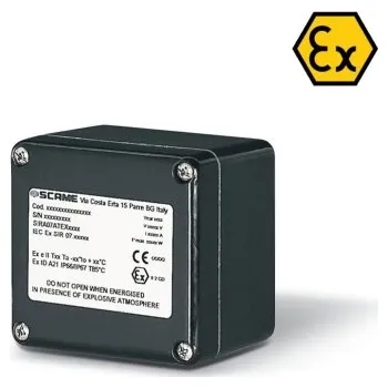 Elektroinstalační krabice 644.0100 644.0100 Rozbočovací krabice ZENITH Ex II 2GD - 75x80x55 SCAME