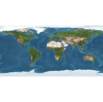 Svět satelitní - stolní mapa 65 x 40 cm