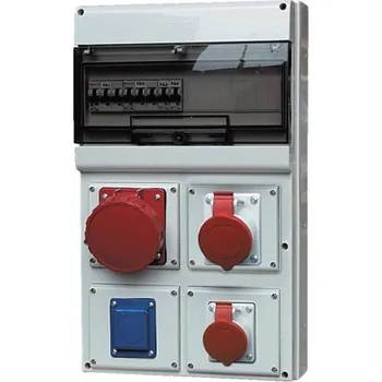 Rozvaděč D541.101110-2/4 D541.101110-2/4 - zásuvková rozvodnice jištěná SCAME