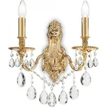 nástěnné svítidlo Ideal lux Gioconda AP2 060491 2x40W E14 - luxusní elegance + Sada inteligentní žárovky E14 s dálkovým ovladačem - RGB, WiZ