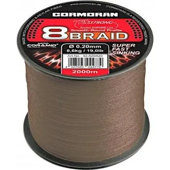 Cormoran - Pletená šnůra Corastrong 8-braid S 0,23mm/11,2kg