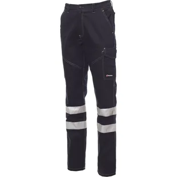 montérky Pracovní kalhoty Payper WORKER WINTER REFLEX Barva: Námořnická modrá, Velikost: 4XL