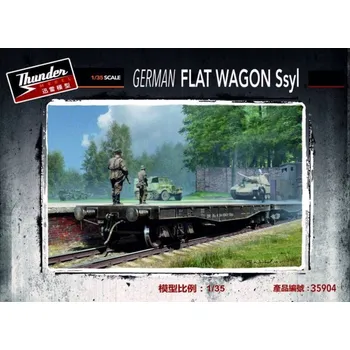 Plastikový model Thunder model 1/35 German Flat Wagon Ssyl