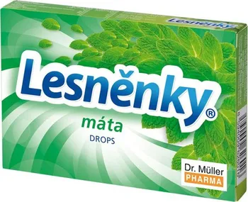 Bonbon Dr. Müller Pharma Lesněnky drops máta 9 ks