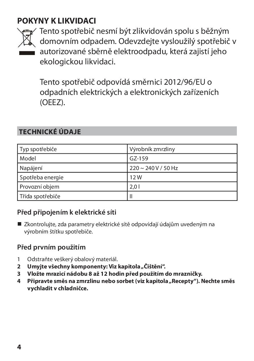 N vod k obsluze guzzanti gz 159 zbozi cz