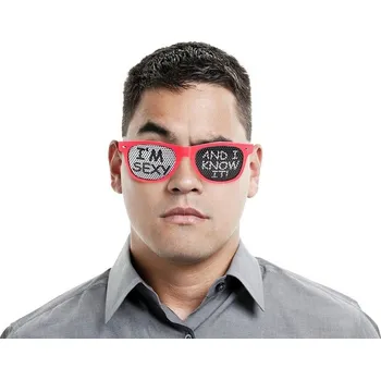 PartyDeco Brýle I'm sexy and I know it! Karnevalový doplněk PartyDeco Brýle I'm sexy and I know it!