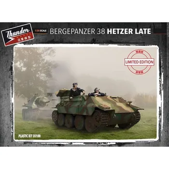 Plastikový model Thunder model 1/35 Bergepanzer 38 Hetzer Late Limited Bonus Edition