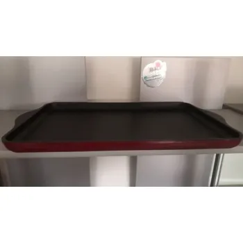 Pánev Grilovací deska Baf Gigant new line 43x28 červená