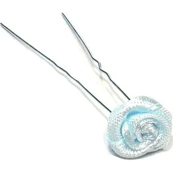 SALON Komplet Vlasové doplňky Vlásenka s růžičkou 1ks - modrá