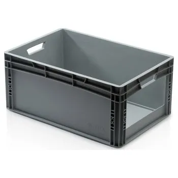 Zahradní úložný box Euro přepravka s vkladovým oknem 27 x 60 x 40 cm