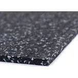 Sportovní gumová podlaha do fitness PROFI CF 8 mm černo-šedá 15% vsyp