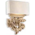 nástěnné svítidlo Ideal lux Peter AP2 075211 2x40W E14 - stylové komplexní osvětlení + Sada inteligentní žárovky E14 s dálkovým ovladačem - RGB, WiZ