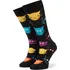 Dámské ponožky Happy Socks Animal Cat Black/Pink 36-40