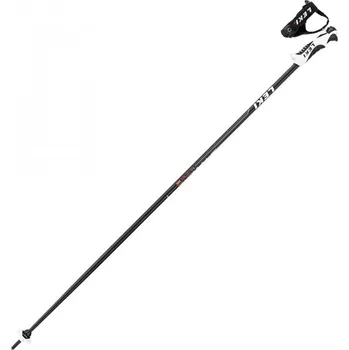 Sjezdová hůlka LEKI Spark Lite S Black/Light Anthracite White/Neon Red 2019/20 135 cm