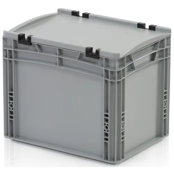 Zahradní úložný box Euro přepravka s víkem, plný úchyt 30l 32 x 40 x 30 cm