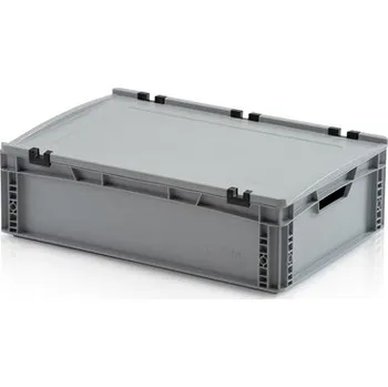 Zahradní úložný box Euro přepravka s víkem 35l 17 x 60 x 40 cm