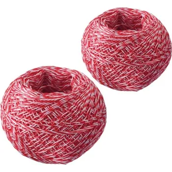 Potravinová fólie Westmark Provázek na pečení červenobílý 2x60m