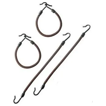 DUKO-EXIM DUKO Pomůcky Gumička s háčkem na drdoly 2ks - hnědé