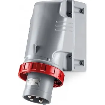 Elektrická vidlice 245.12596T 245.12596T Přívodka nástěnná 400V/125A čtyřpólová OPTIMA SCAME