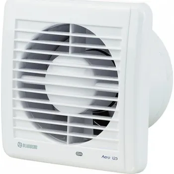 Stavební materiál Aero 125H Ventilátor Aero 125H, čidlo vlhkosti, ø125mm Blauberg