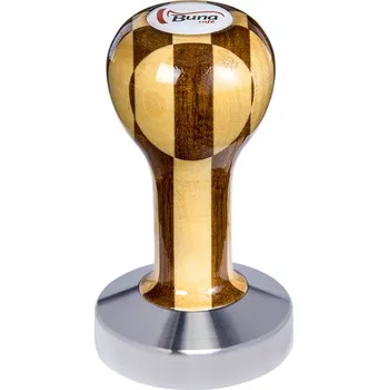 Buna café tamper, šachovnice, lak, SP, 58.55 mm, nerez mat,…