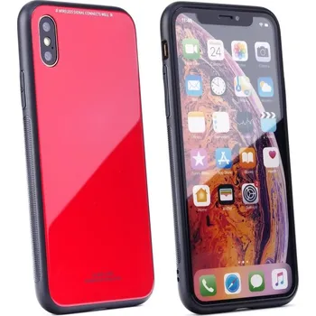 Pouzdro na mobilní telefon Forcell Glass pro Apple iPhone 11 červené